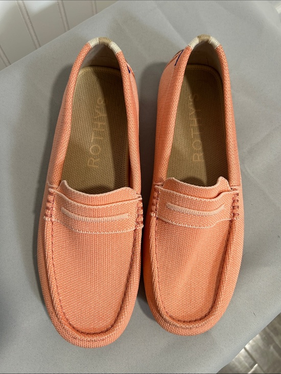 Rothy's Shoes - Rothy's Coral/Peach Knit “The Daily Driver” Loafers  Sz: 8
